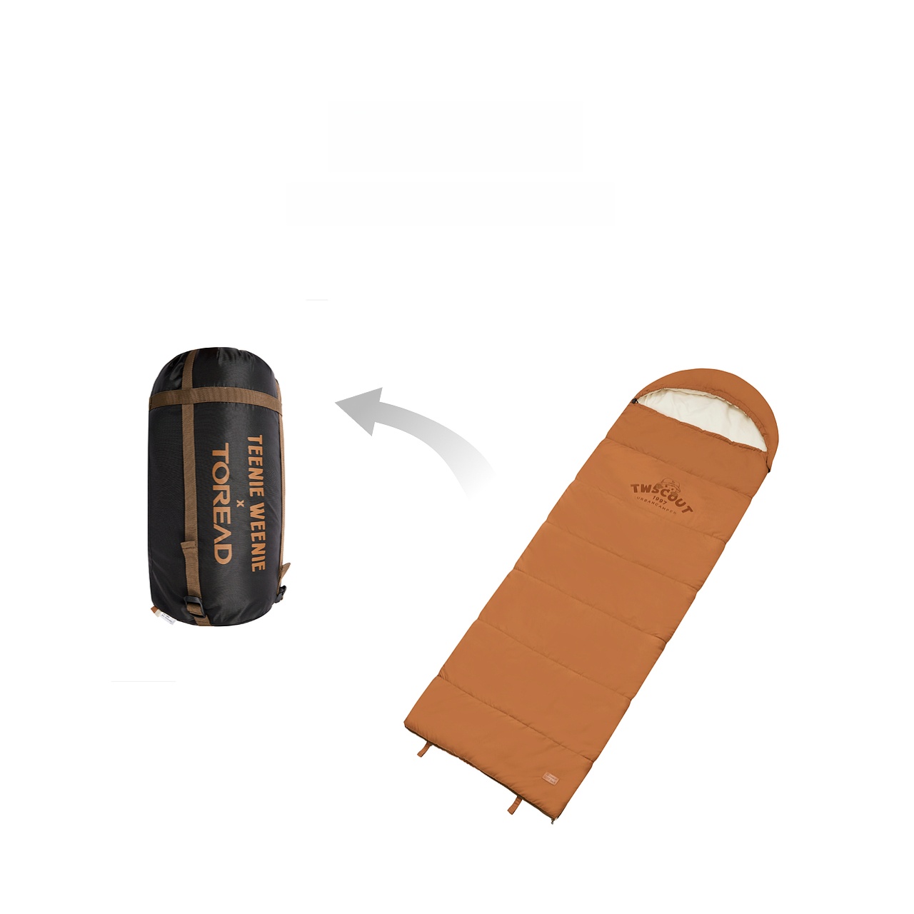 Pathfinder Joint Name Abrasion Resistant Outdoor Camping Cold-Proof Heattech Integrated Storage and Carrying Adult Sleeping Bag