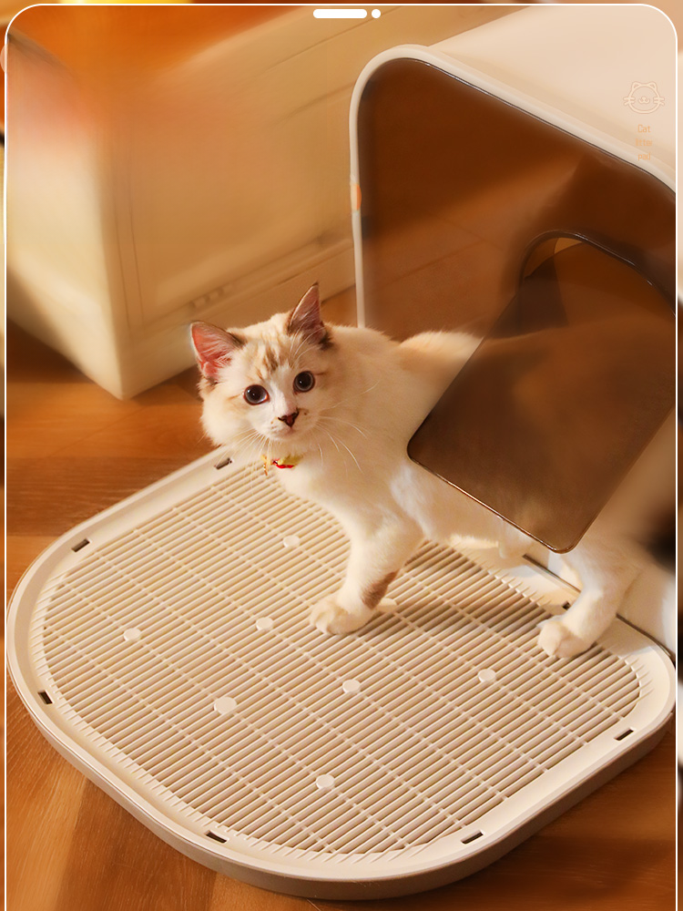 Double-Layer Filter Cat Toilet Anti-Splash Mat