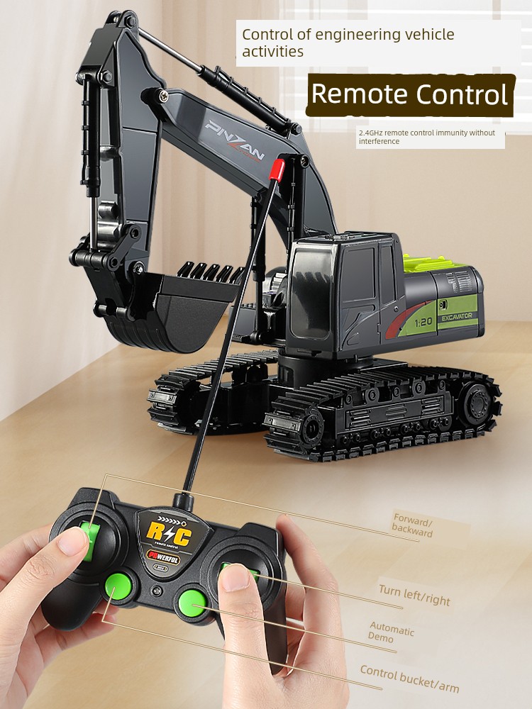 Engineering Vehicle Kids Birthday Gift Box Remote Control Excavator