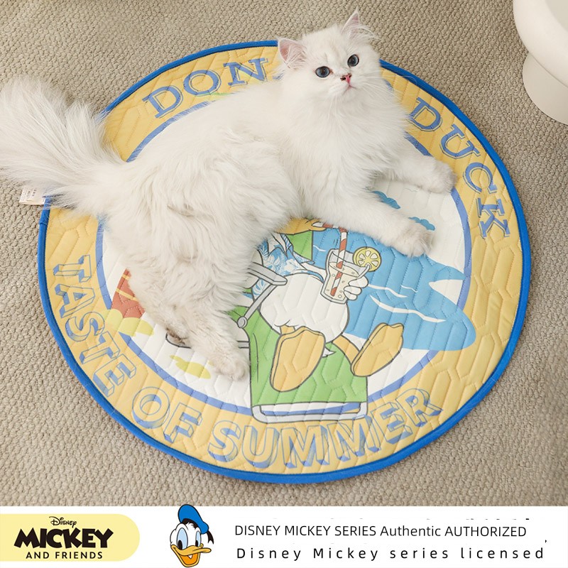 Disney Mickey Series Donald Duck Latex Summer Mat Dog Mat All Year Round Neutral Pet Ice Mat Mattress