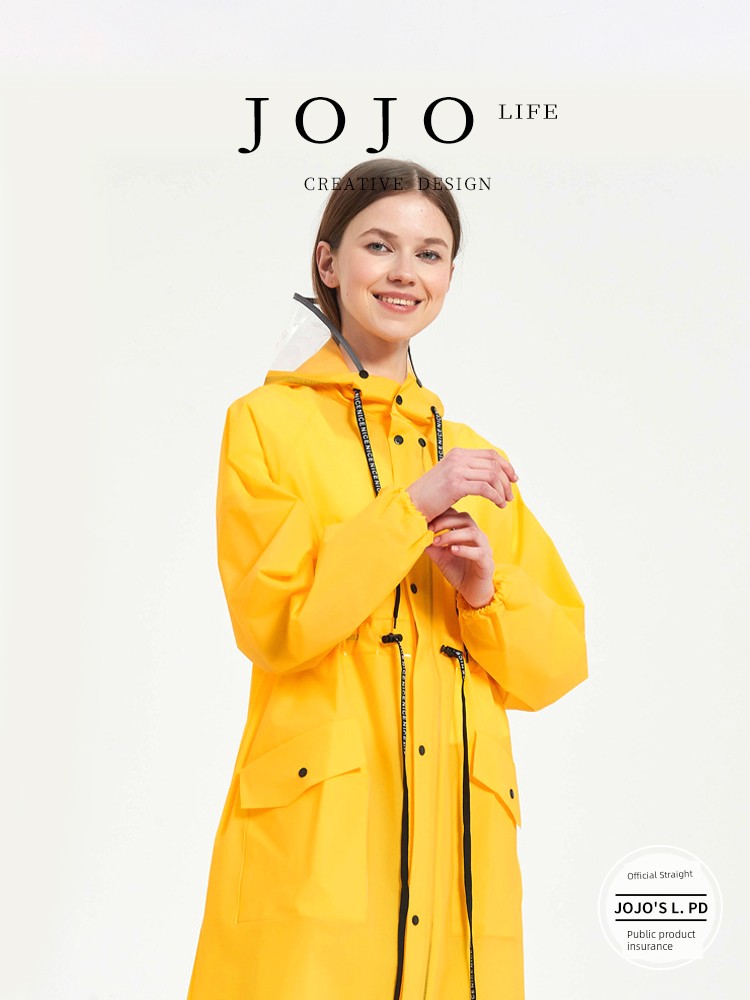 Jojo's L. Pd. Mr. Grocery. Cycling Outwear Lengthen and Thicken Rainproof Raincoat Poncho | Consensus