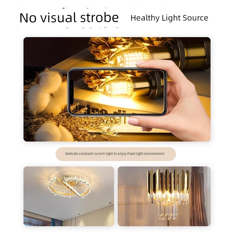 Year-Old Art LED Energy-Saving Chandelier Light Source Highlight Tip Bubble
