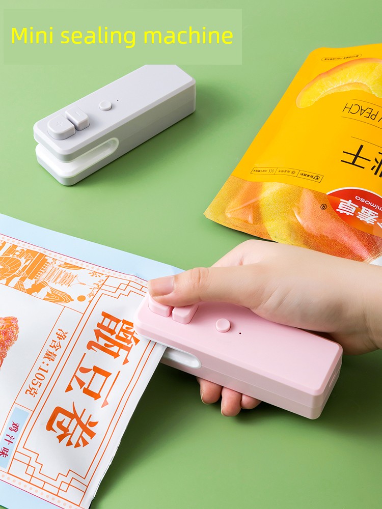 Sealing Machine Small Hand Pressure For Home Charging Sealer Mini-Portable Snack Plastic Bag Heat Sealing Machine Handy Gadget