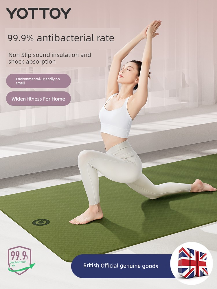 Yoga Mat Gymnastic Mat For Home 2024 New Arrival Professional Non Slip Extra Large Widened Shock Absorption Silent Thickening Female Dance Mat
