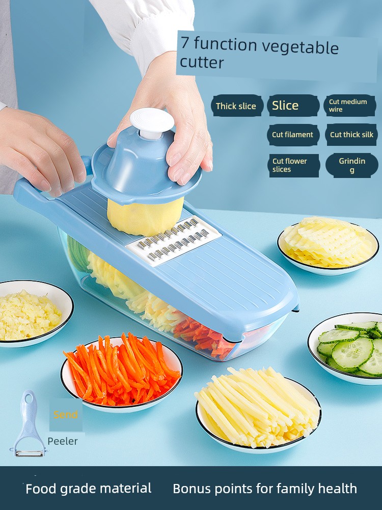 Multifunctional Chopping Artifact Shredded Potatoes Grater Radish Grater For Home Vegetable Kitchen Shredding Machine Slicer