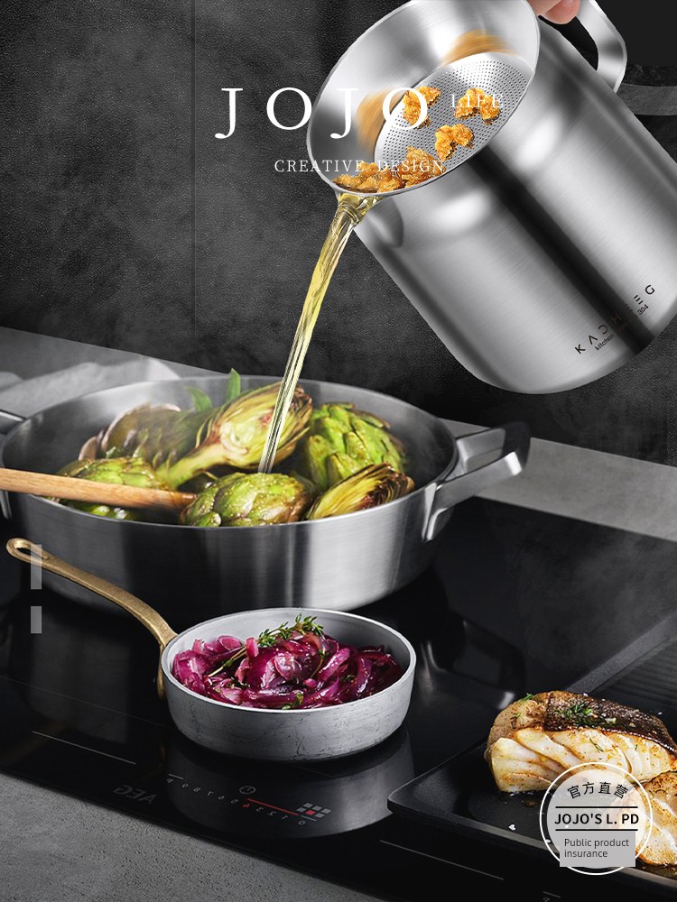 Jojo's L. Pd. Kacheeg. Oil Bottle Thickened and Large-Capacity Oil Storage Tank Pot Kitchen Supplies | Light War