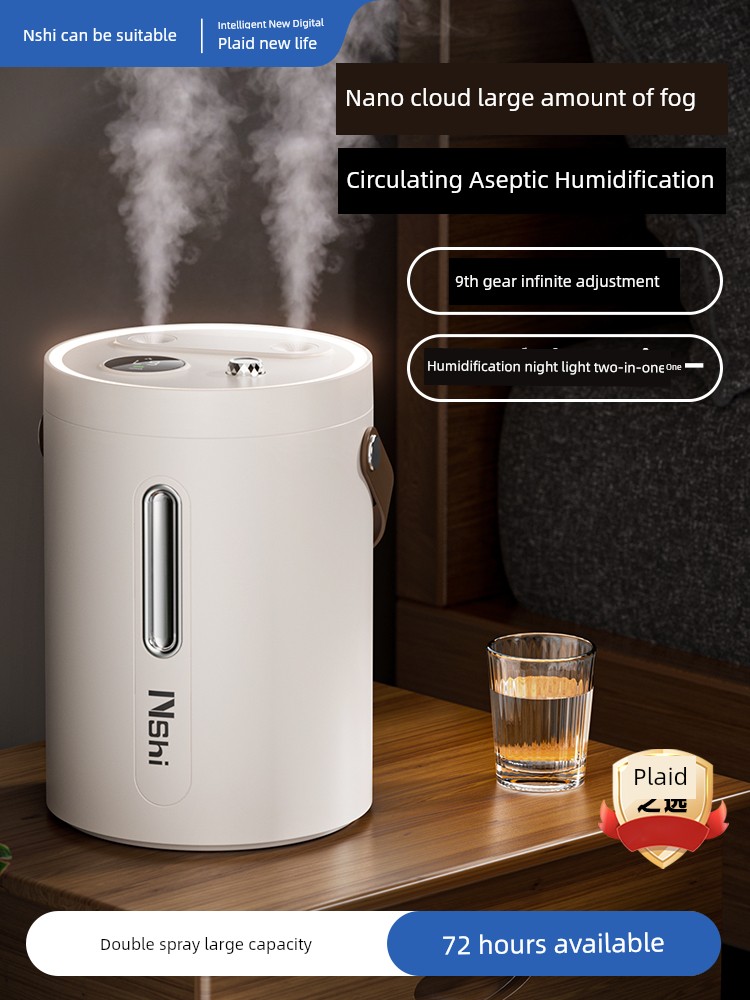 Suitable Humidifier For Home Silent Bedroom Living Room Pregnant Mom and Baby Office Heavy Fog Large Capacity Air Atomizing