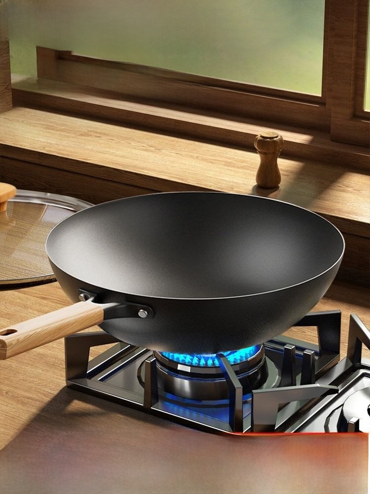 Zhangqiu Flagship Old-Fashioned Gas Stove Suitable for Frying Pan