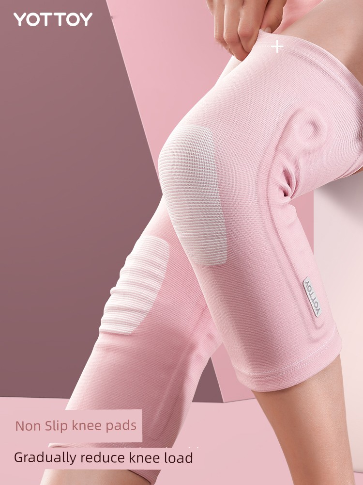 Sports Support Kneecap Women's Professional Non Slip Fitness Running Protection Knee Joint Leg Warmer Protective Gear Heattech Breathable