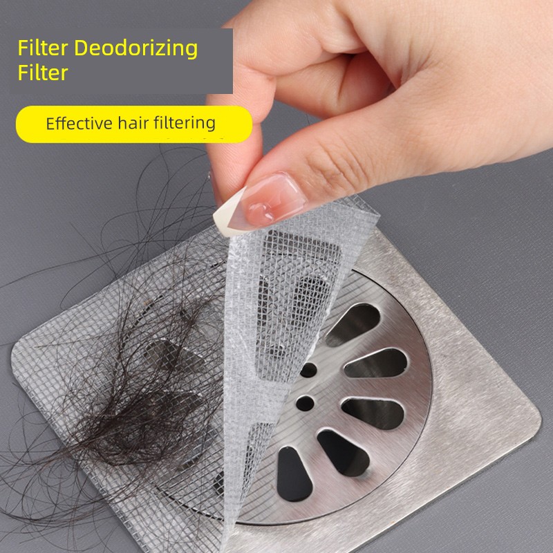 Sewer Floor Drain Hair Toilet Kitchen Filter Toilet Flying Insect Stickers Prevent Small Filter Net Bathroom Floor Drain