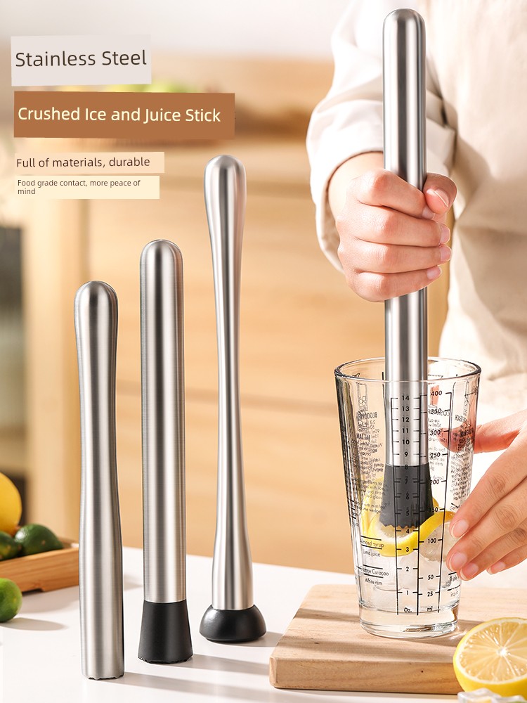Shaker Tamping Stick Beating Fruit Hammer Juicing Stick Hand Beating Lemon Tea Tool Icebreaker Grinding Stick Triturator
