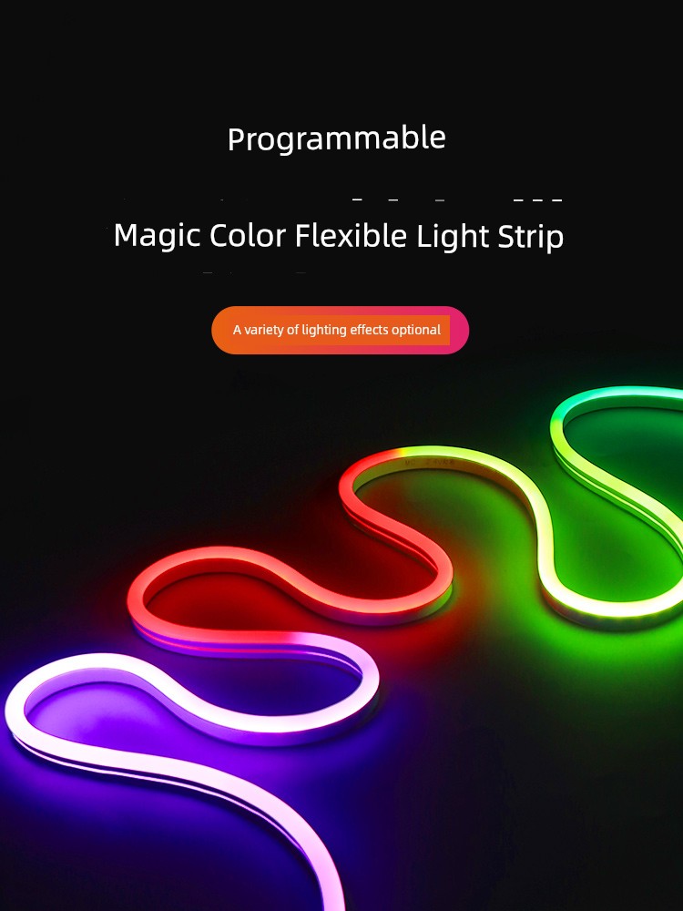 Water Light with 24V Full Color Colorful Led Atmosphere KTV Bar Programmable Colorful Neon Waterproof Outdoor Horse Running
