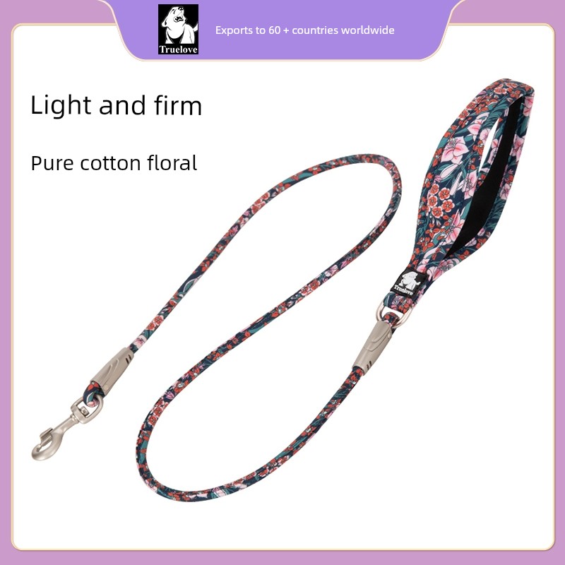 Truelove Dog Hand Holding Rope Chain Dog Leash P Chain Pet Supplies Anti Breaking Loose Small, Medium and Large Dogs Golden Retriever
