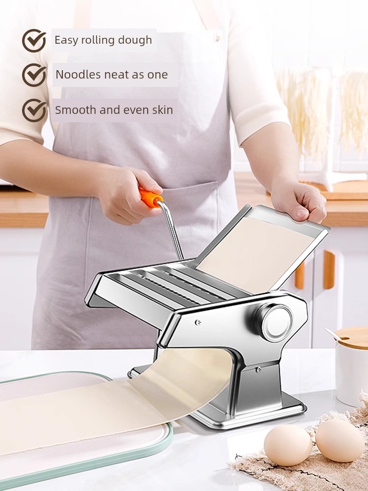 Jundaughter-in-Law Noodle Press Small For Home Hand-Cranked Noodle Maker Manual Rolling Dumpling Wrapper Commercial Automatic New Arrival