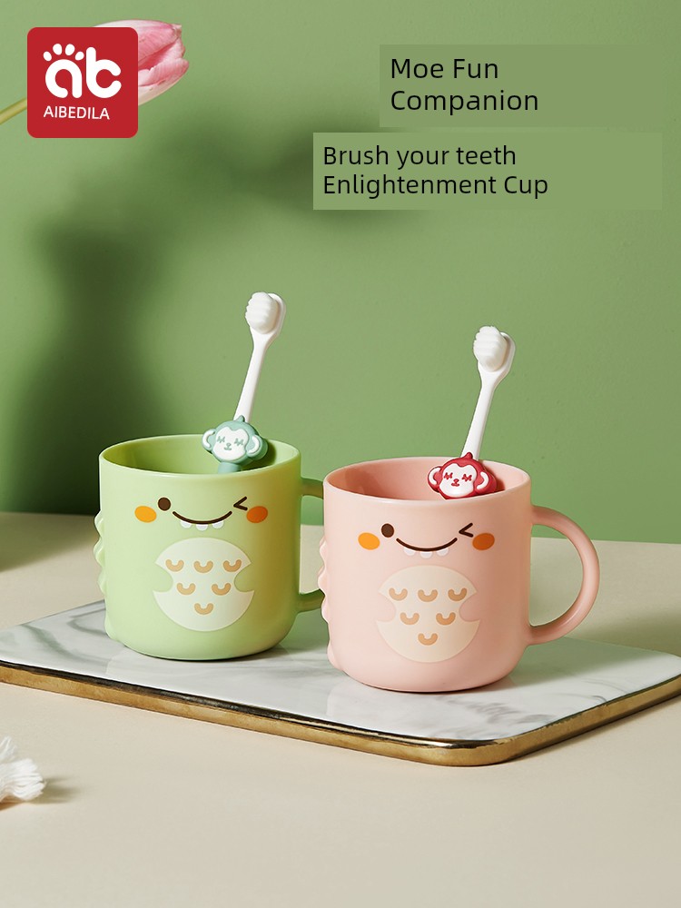 Child Wash Tooth Cup Baby For Home Baby Cute Mouthwash Cup Boy Girl Toothbrush Cup Tooth Mug Toddler