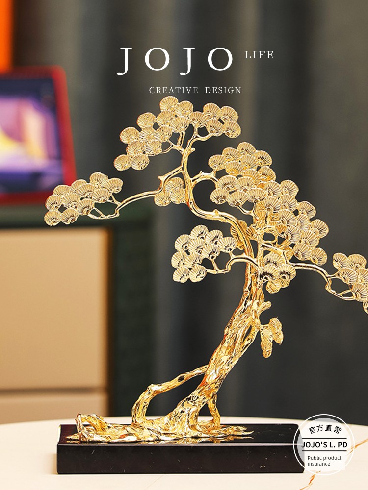 Jojo's L. Pd. Decision. Accessible Luxury Decoration Welcome Pine Electroplating Decoration Model Room | Final