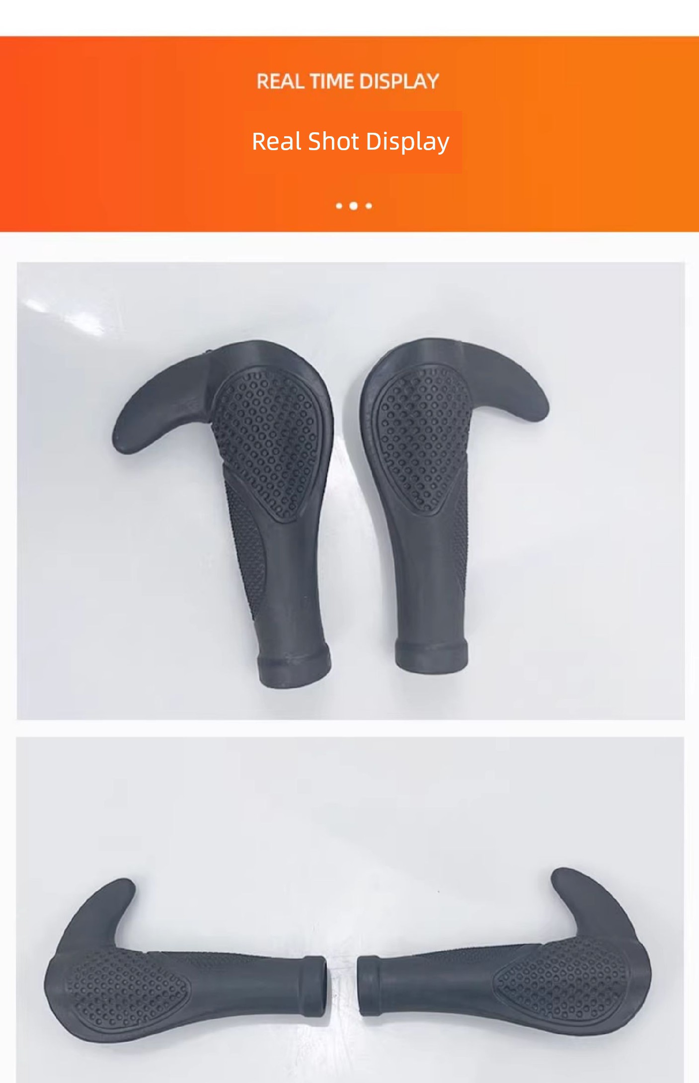 Shock Absorbent Non-Slip Bike Handle Grips