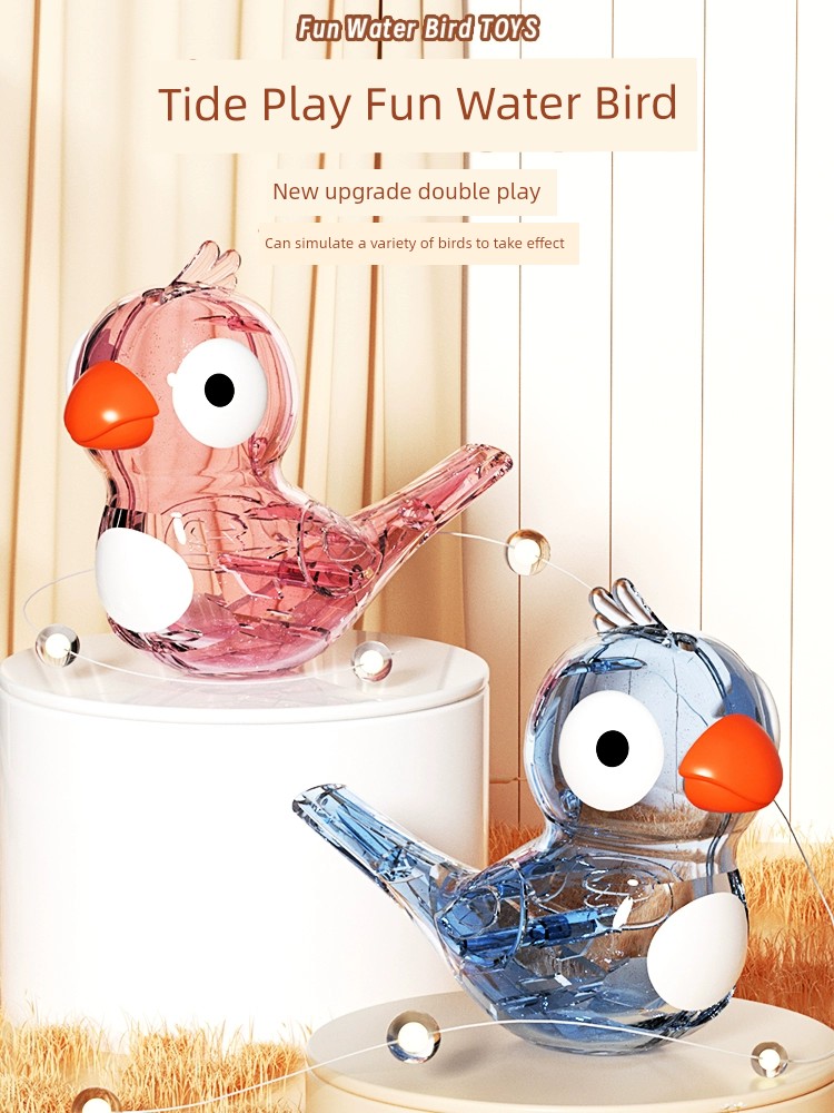 Waterbird Whistle Kids Special Mouth Muscle Pronunciation Training Small Whistle Toy Water Injection Learning Bird Call Infant Blowing
