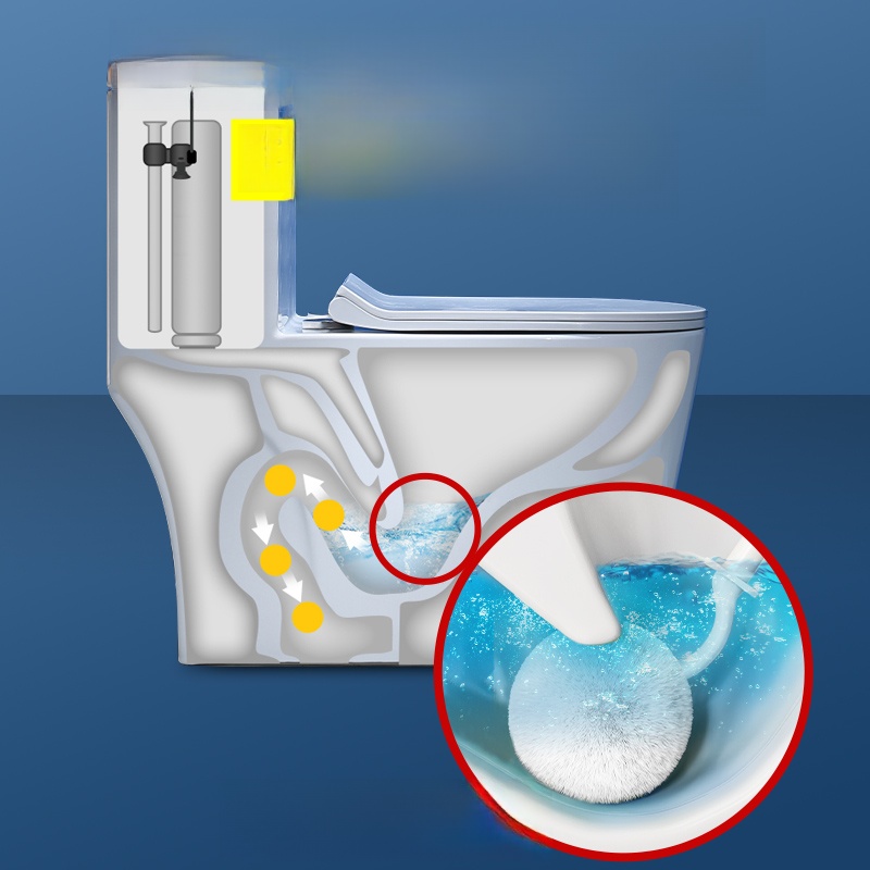 Japanese Quality Soft Hair Self-Cleaning Wash Toilet Brush