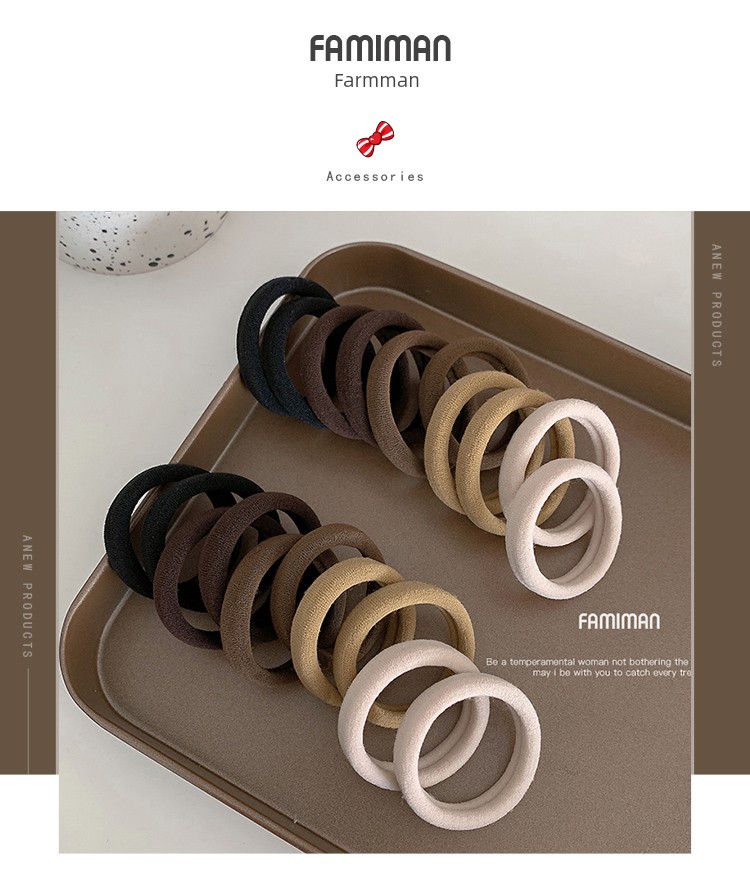 Durable High Elastic Hair Ties with Luxury Case