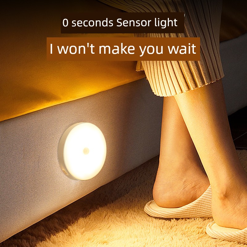 LED Intelligent Light Control Bedroom Bedside Kids Small Night Lamp