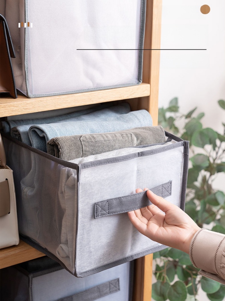 Large Capacity Denim Clothes Finishing Assorted Storage Bags
