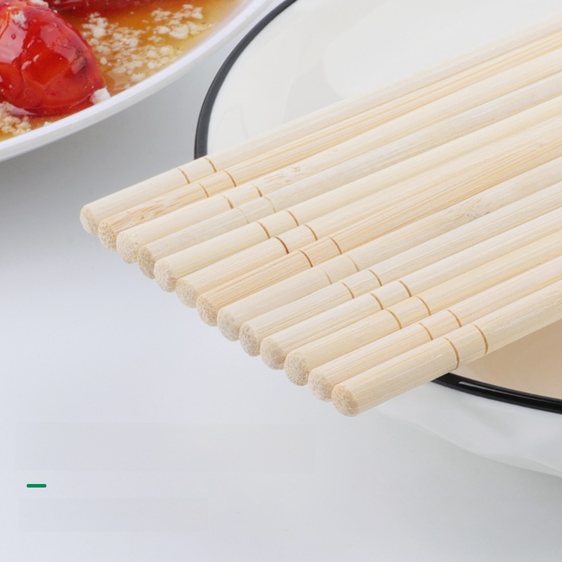 New Arrival Disposable Chopsticks for Wholesalers For Home Bamboo Chopsticks Restaurant Fast Food Bowls and Chopsticks High-End Banquet Banquet Roundheaded Chopsticks