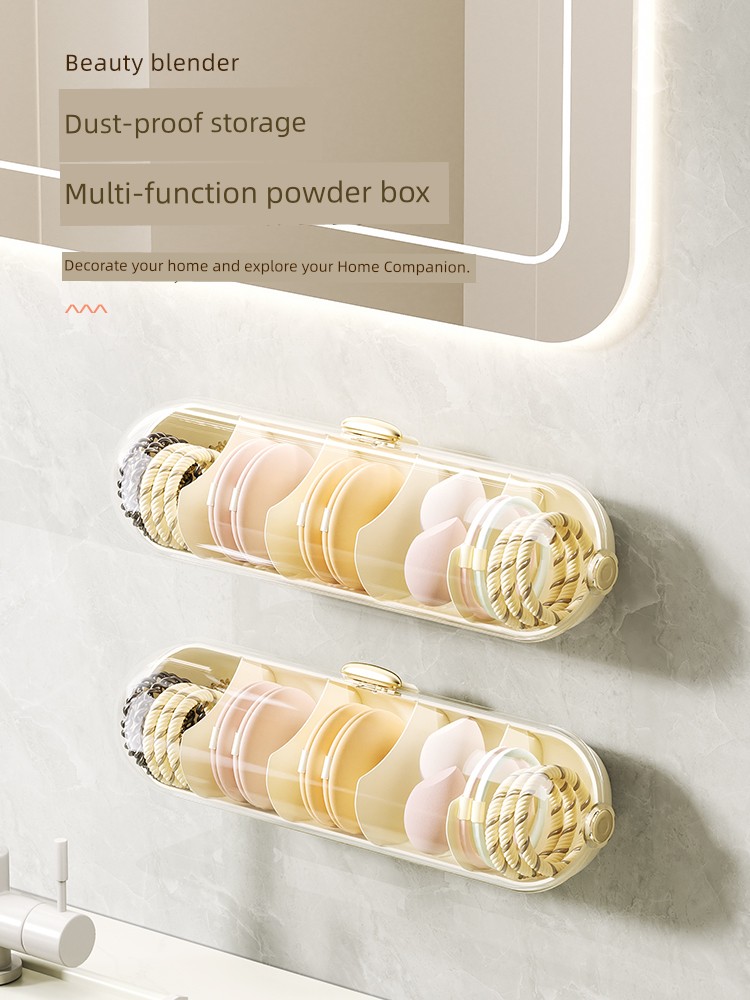 Puff Bathroom Toilet Cosmetic Egg Hair Rope Storage Box
