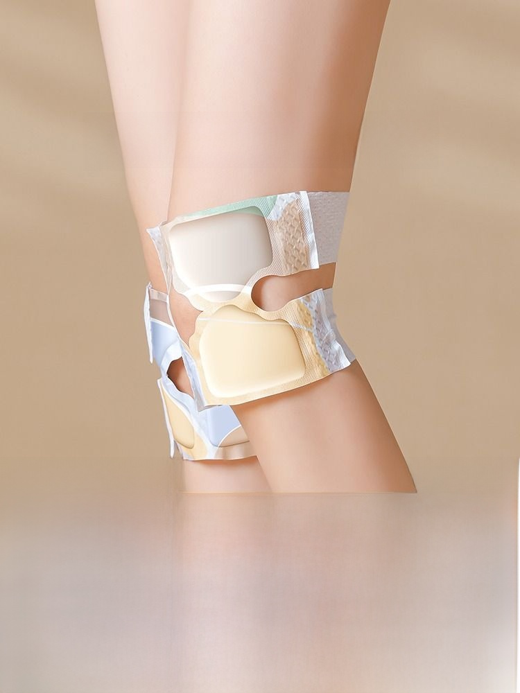 Knee Hot Compress Joint Paste Heattech Knee Patch Knee Pad Heating Heating Pads Heating Knee Joint Whole Body Cold-Proof Herbal