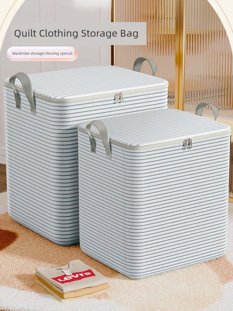 Quilt Buggy Bag Student Dormitory Luggage Packing Bag For Home Oversized Clothing Cotton Quilt Waterproof Storage Storage Bag
