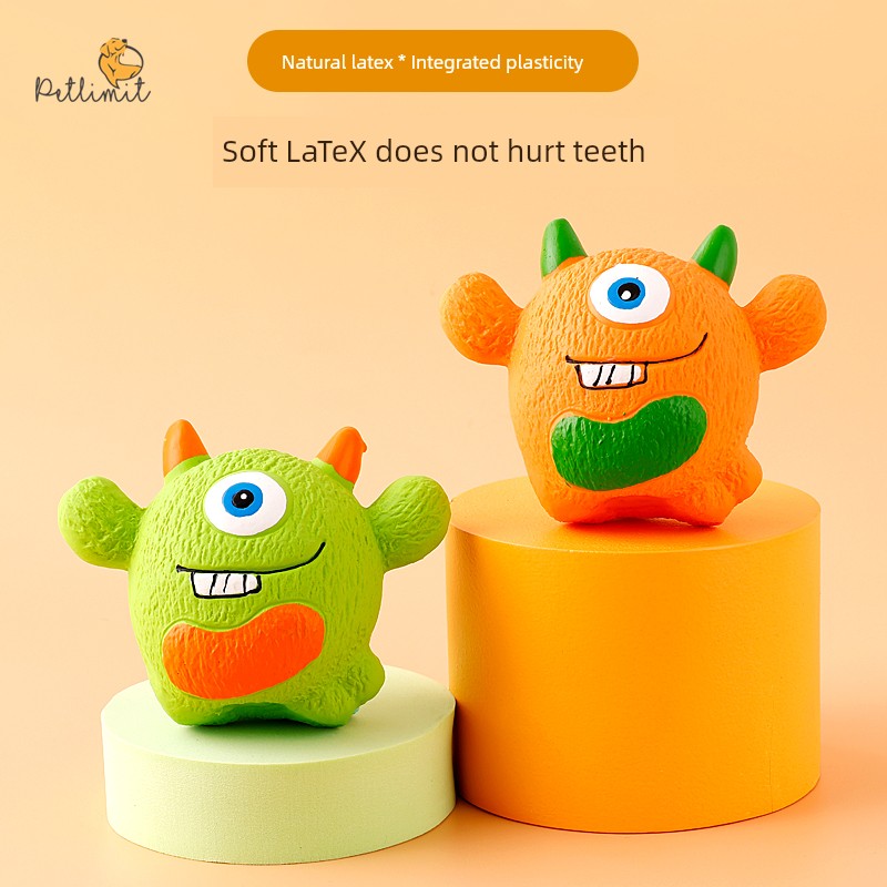 Dog Toy Ball Relieving Stuffy Handy Gadget Bite-Resistant Teddy Puppy Pet Molar Sound Small Size Dogs Self-Hi Consumes Physical Strength