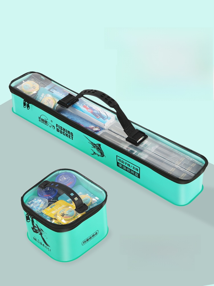 Multifunctional Fishing Box Fishing Gear Cosmetics Bag Eva Sub-Line Storage Box Float Main Line Set Small Medicine Box Large Capacity Taiwan Fishing