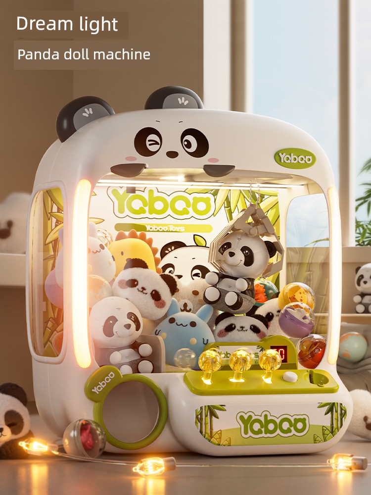 2024 Kids Prize Claw Machine Clip Doll Small For Home Gashapon Machine Large Toy Boys and Girls Birthday Gift