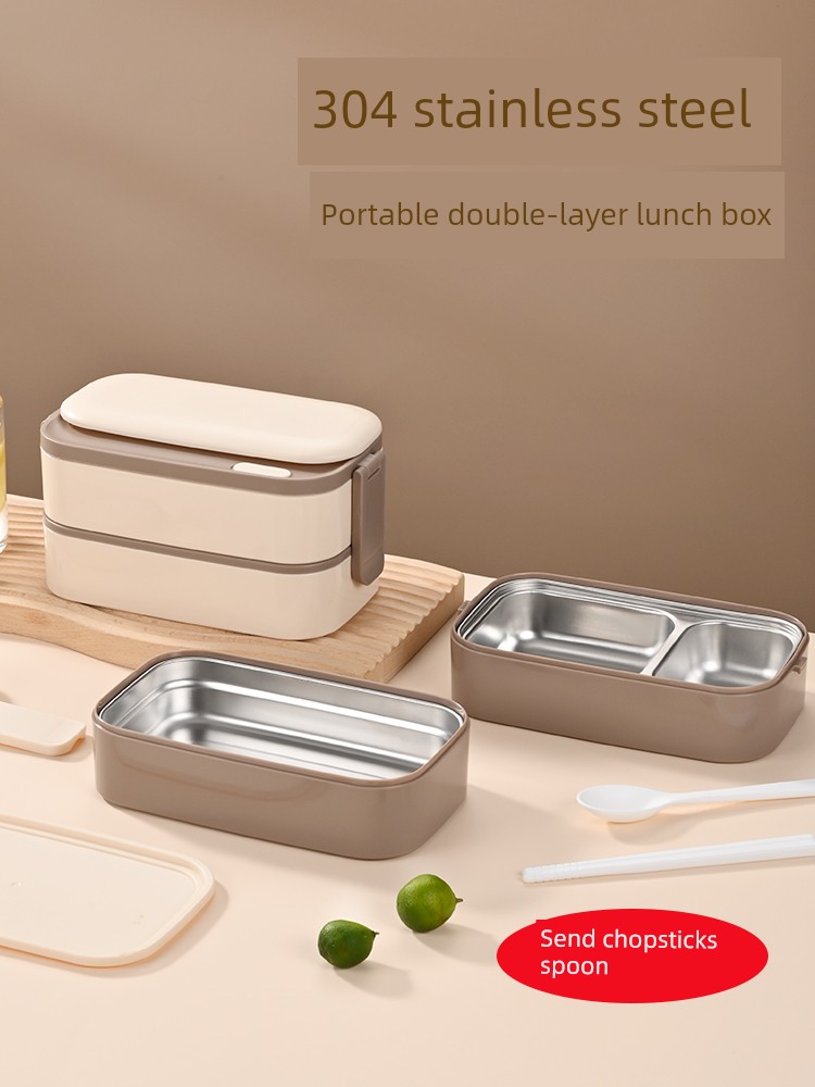 304 Insulated Lunch Box for Office Workers Handy Gadget Lunch Box Lunch Box Stainless Steel Lunch Box Special Insulated Bucket for School