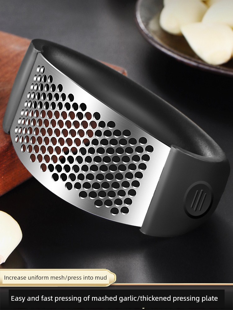 New Garlic Press Manual Ring Garlic Press Garlic Garlic Paste Artifact Garlic Press Household Kitchen Garlic Press Tool