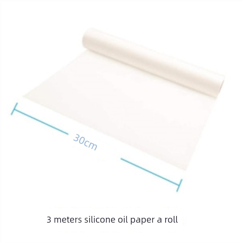 [6 Yuan for 3 Pieces] 5 M Aluminized Paper a Roll +3 M Oiled Paper a Roll + Silicone Brush One