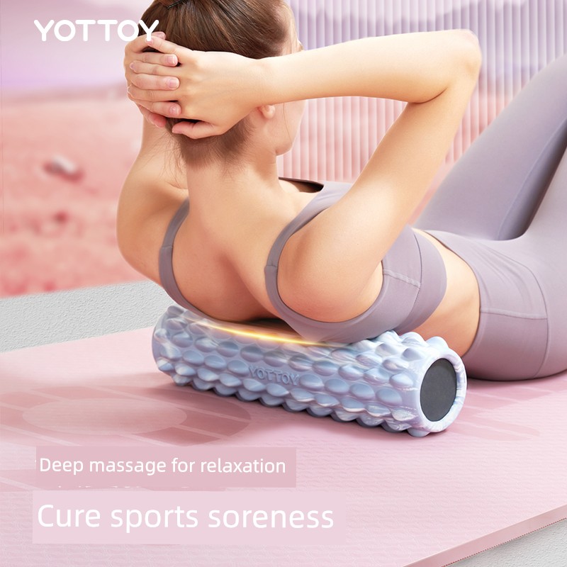 [Yottoy] Baby Crocodile Foam Roller Solid Muscle Relaxation Skinny Roller Wheel
