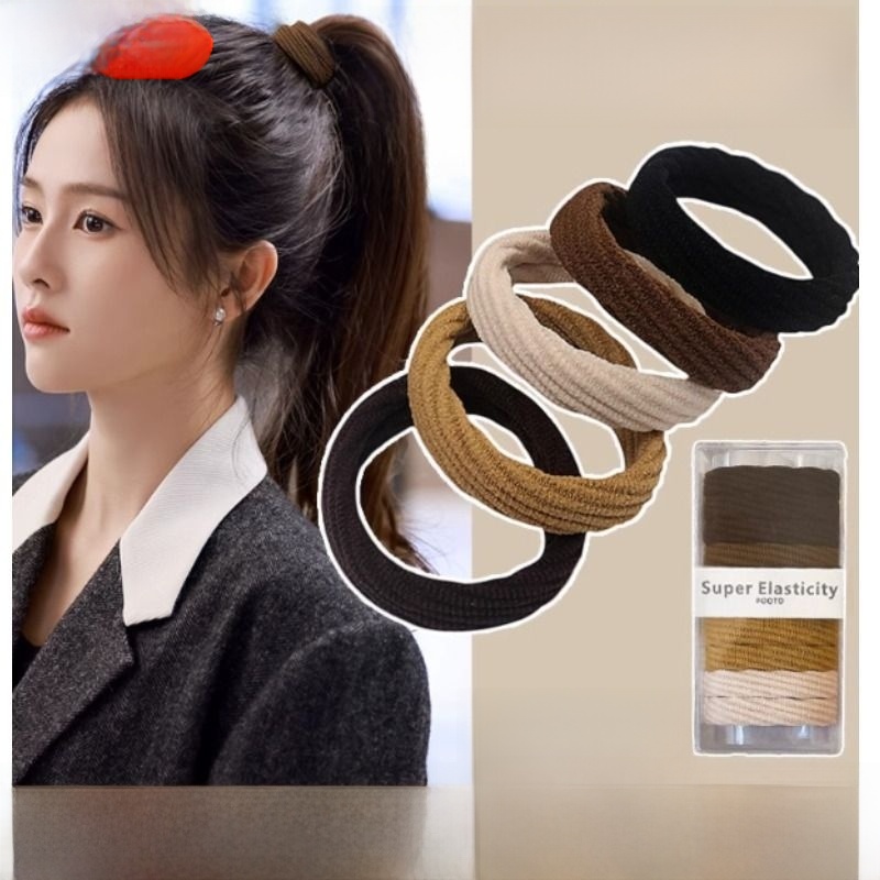 High Elastic Durable Rubber Band Hair Band Ponytail Does Not Collapse Hair Rope