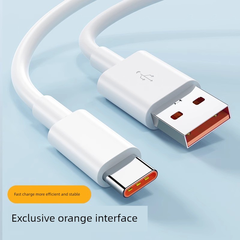 Official Authentic Products] Applicable to Huawei 6A Charging Cable USB Type-C Cable Super Fast Charge 66 Flash Charge 100W Mobile Phone