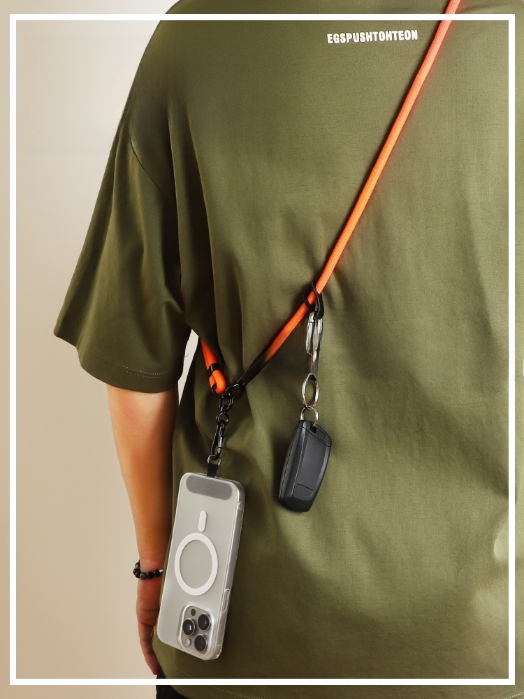 Bzbc Durable Men's and Women's Outdoor Drop-Resistant Mobile Phone Lanyard