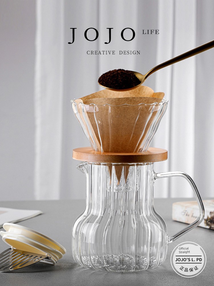 Jojo's L. Pd. Boat. Cold Water Bottle Glass with Lid For Home Coffee Brew Machine Coffee Pot | Zhouchu