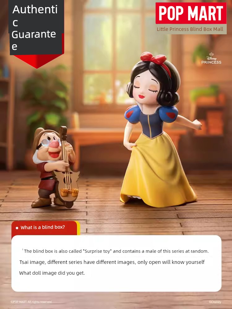 PopMart Pop Mart Snowyprincess Classic Series Hand-Made Blind Box Girl Trendy Gift Decoration Toys
