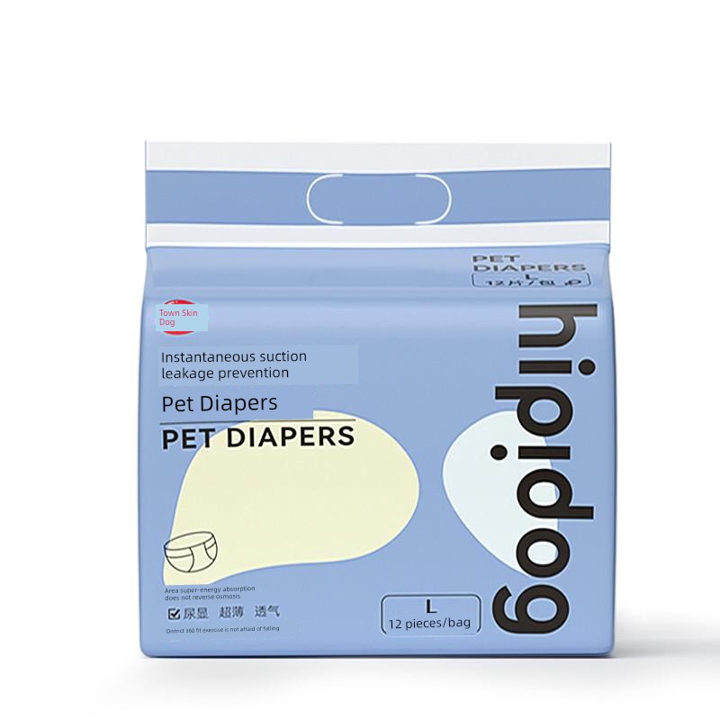 Hippie Dog Instant Sucking Dog Physiological Diapers Baby Diapers Male Dog Special Female Canine Aunt Handy Gadget Pet Diaper