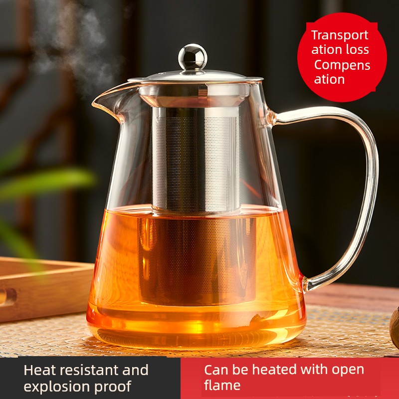 Tianxi Household Glass Teapot Set Large Capacity Heat-Resistant