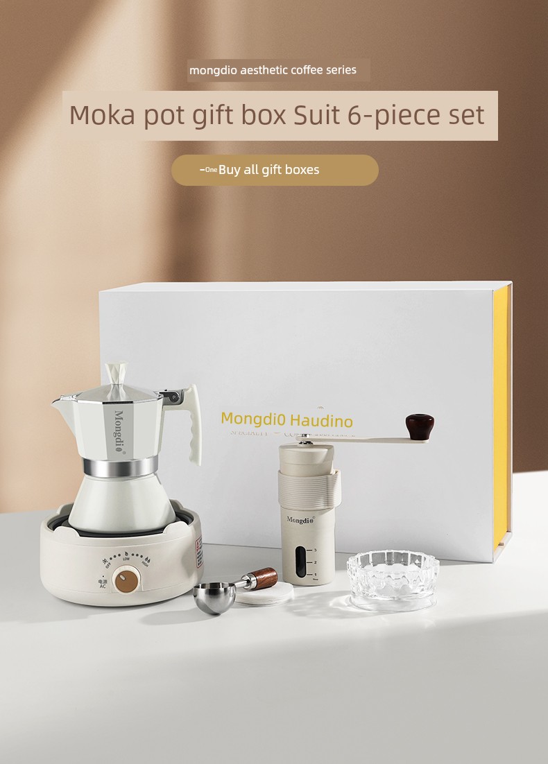 Mongdio Moka Pot Espresso Gift Box Set