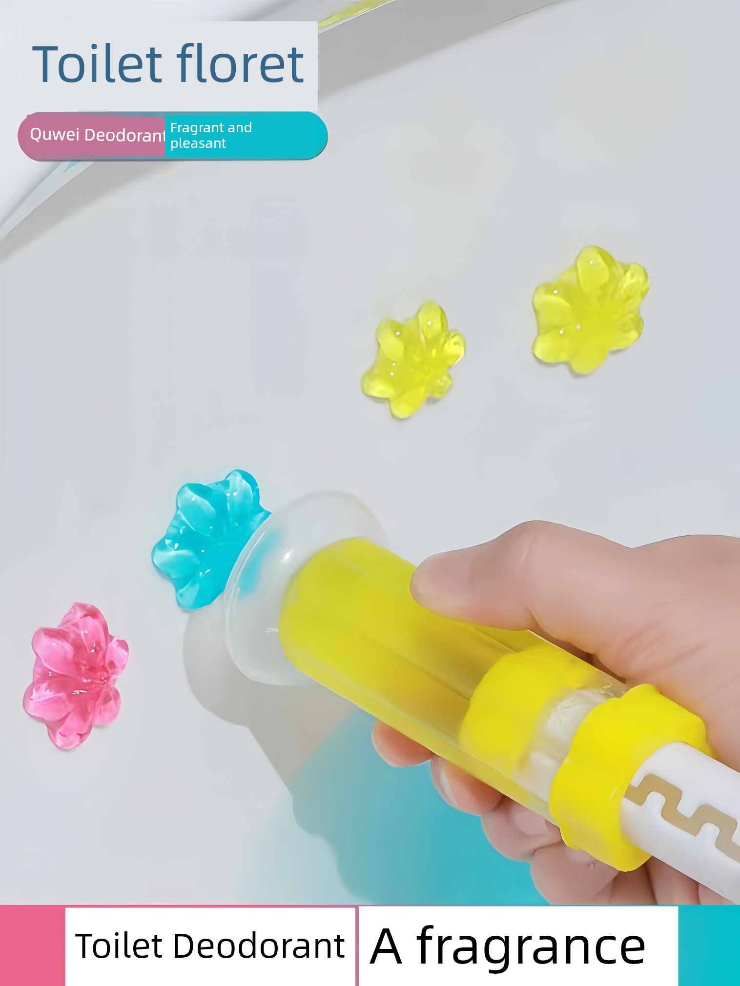 Toilet Small Flower Gel Deodorant Deodorant Fragrance Aromatherapy Toilet Cleaner Cleaner Toilet Fragrance Toilet Air