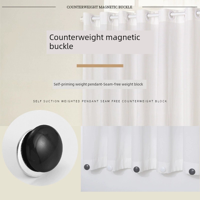 Weighted Magnetic Buckle Magnetic Curtain Counter Weight Shower Curtain Windproof Refridgerator Magnets Holder Bed Sheets Tablecloth Counterweight New Arrival