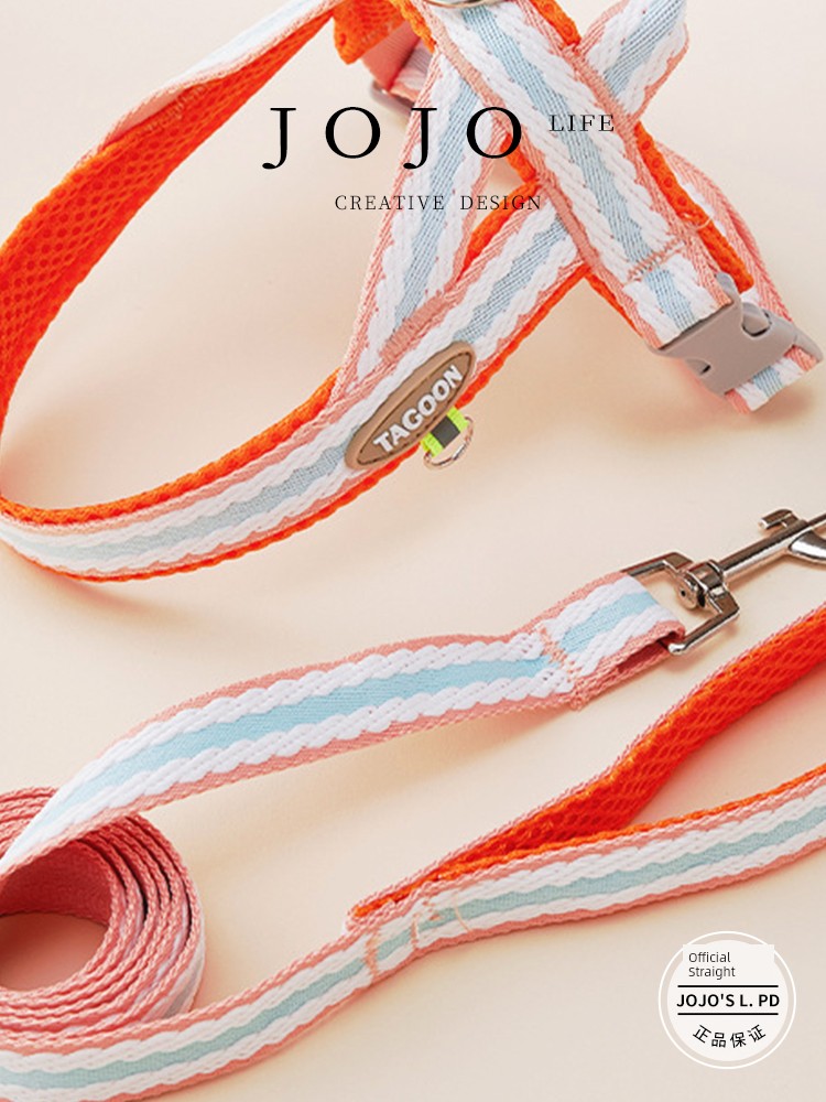 Jojo's L. Pd. Mr. Grocery. Breathable Dog Hand Holding Rope Adjustable Explosion-Proof Chest and Back | Special