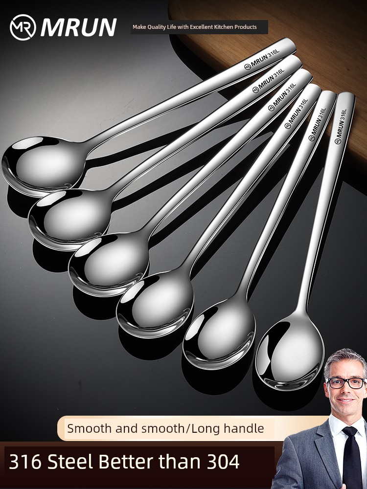 Home Ladle Kids Spoon South Korea 316 Stainless Steel
