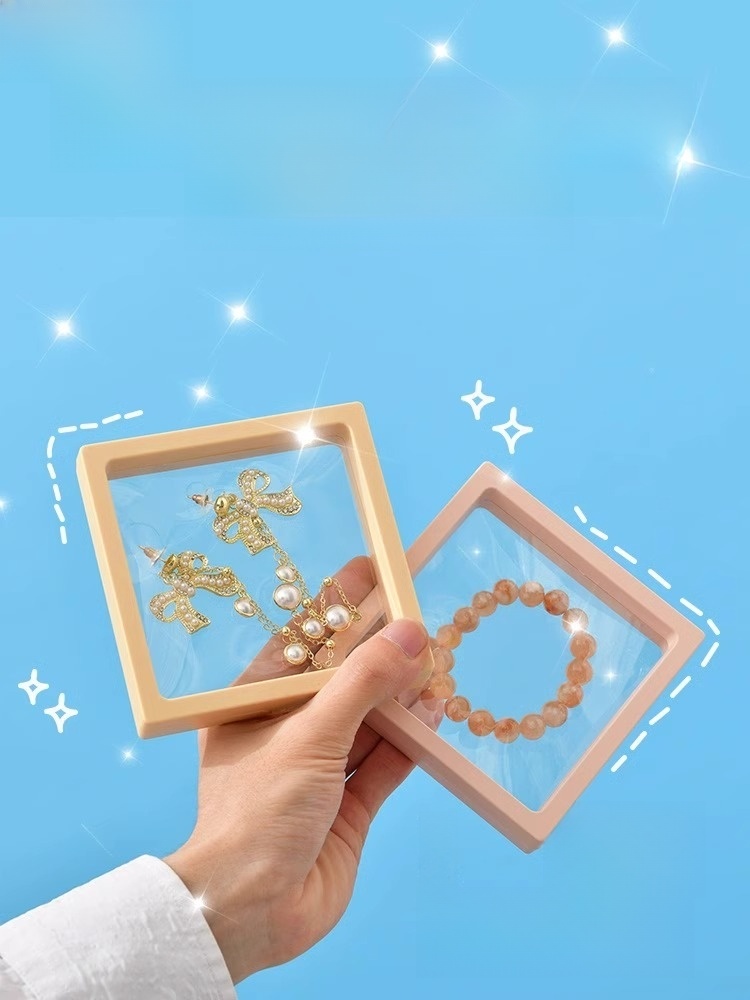 Jewelry Suspension Transparent Display Box Anti-Oxidation PE Film